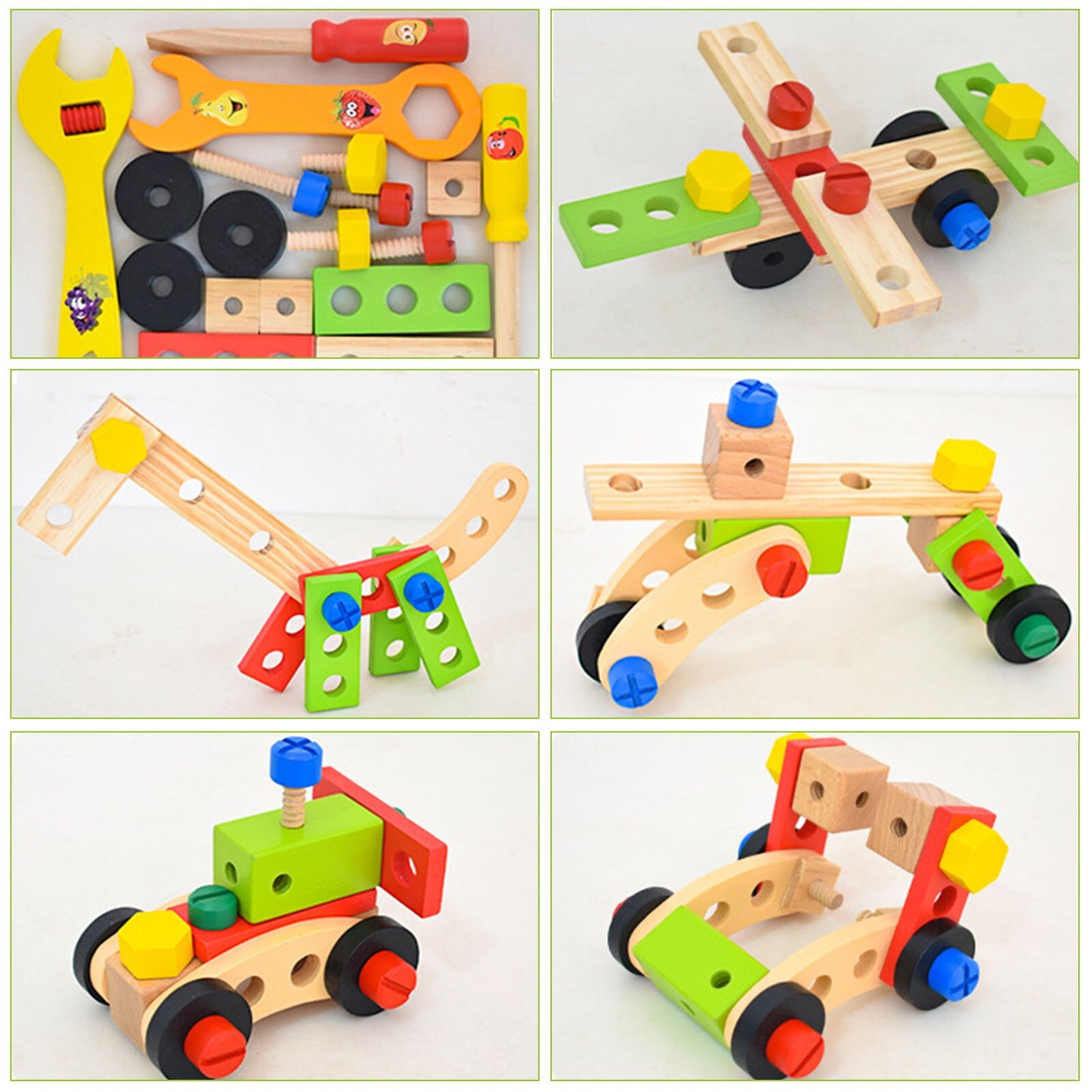 Kids Baby Wood Repair Set Tool