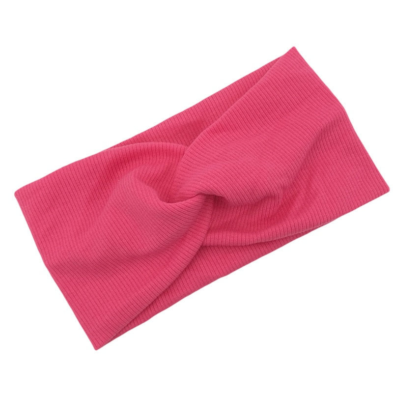 Headband Soft Elastic Cotton