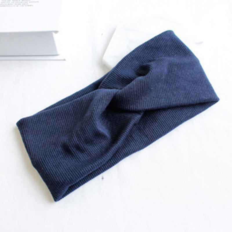 Headband Soft Elastic Cotton