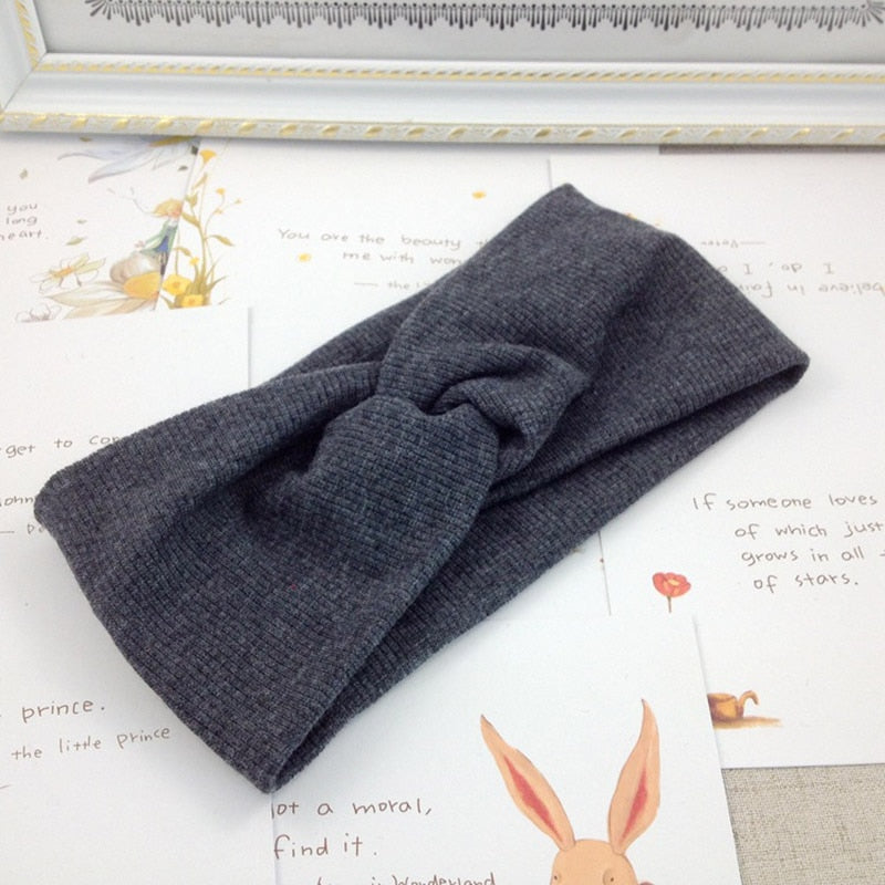 Headband Soft Elastic Cotton