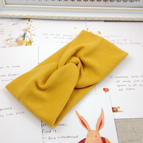 Headband Soft Elastic Cotton