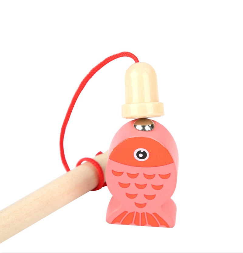 Montessori Children Wooden Fishing Toy