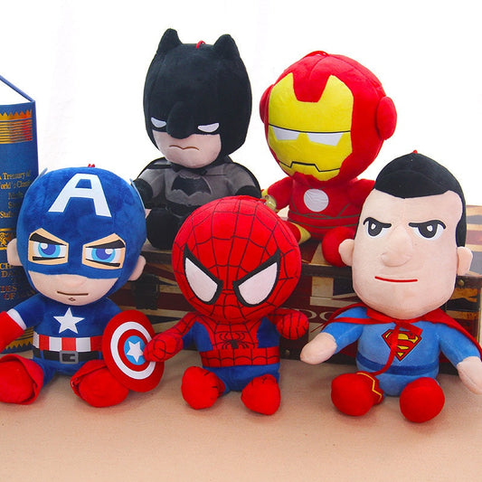 Marvel Avengers Soft Stuffed Hero Spiderman Captain America Iron Man Plush Toys Movie dolls