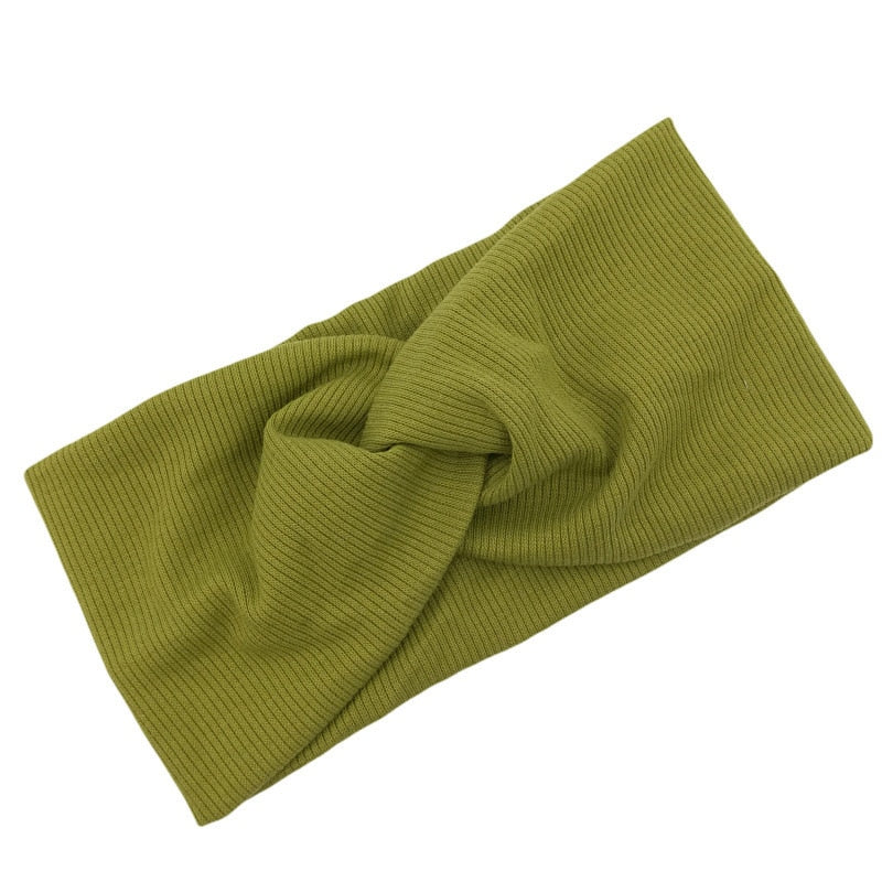 Headband Soft Elastic Cotton