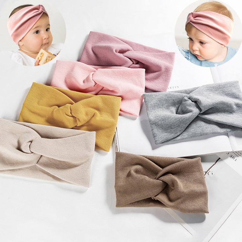 Headband Soft Elastic Cotton