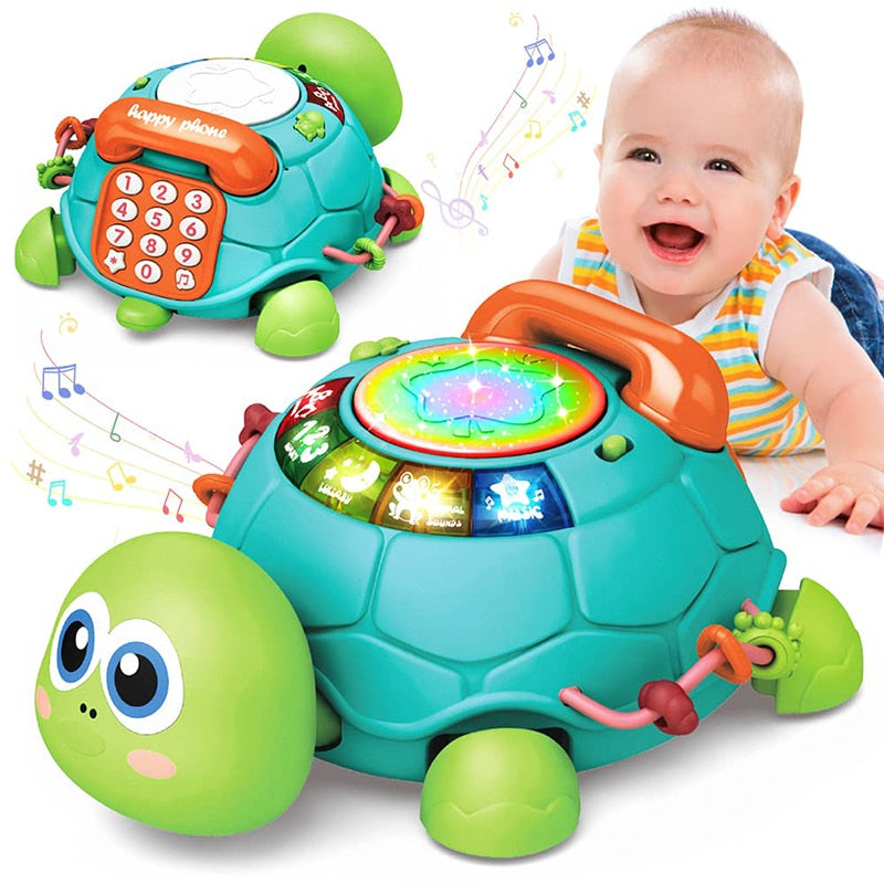 Music Turtle Crawling toy