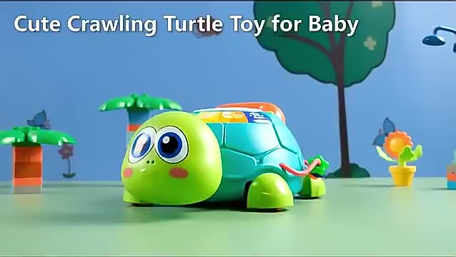 Music Turtle Crawling toy