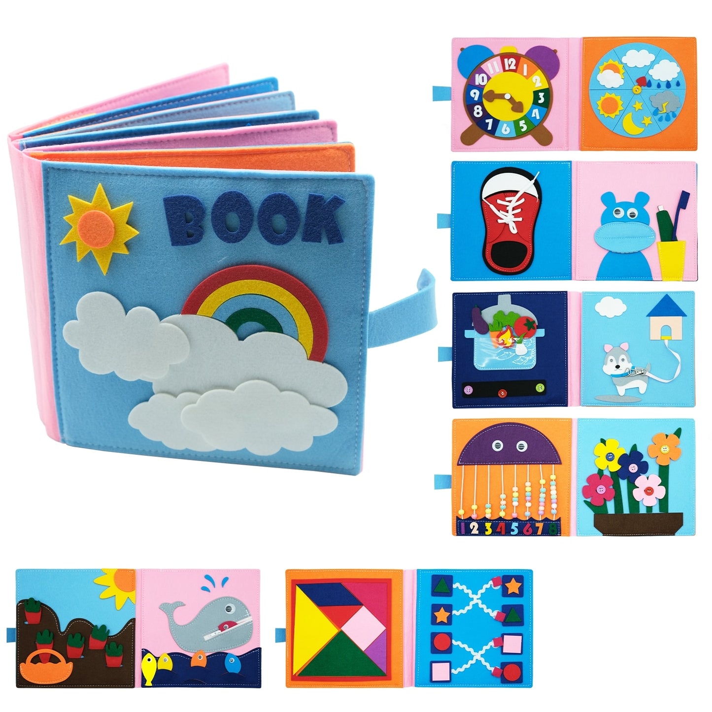 Story Cloth Book Early Learning Education