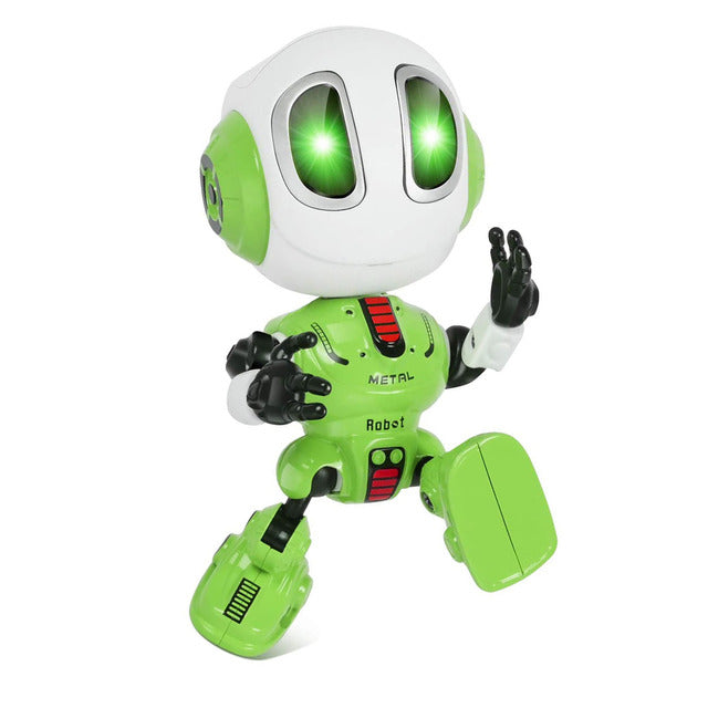 Smart Talking Robot Toy DIY USB Electric Toy Colorful LED Eyes Intelligent Robots