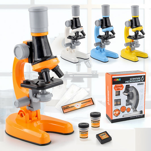 Children Biological Microscope Toys LED