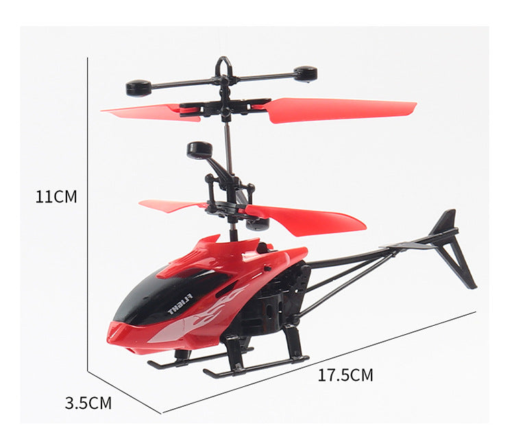 Remote Control Aircraft Induction 2CH Suspension Helicopter Fall-resistant