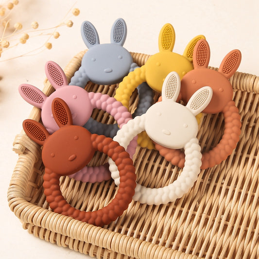 Silicone Teether Cartoon Rabbit