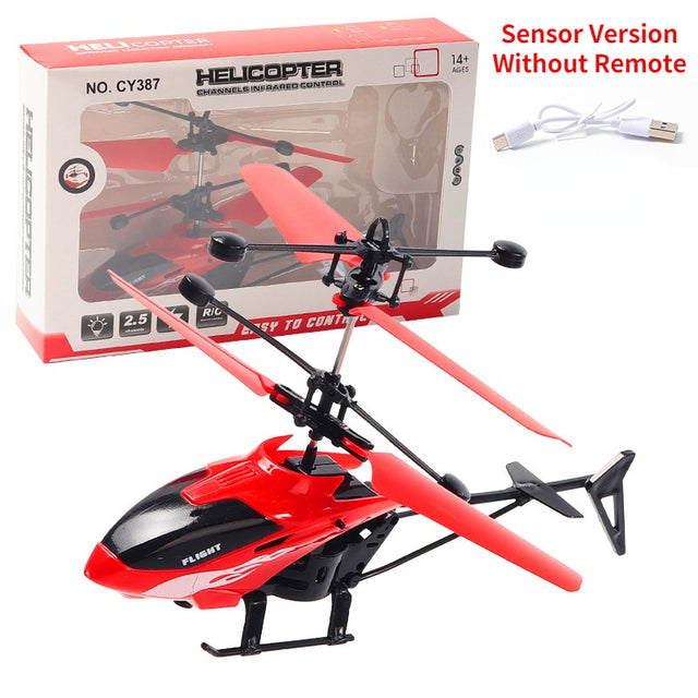 Remote Control Aircraft Induction 2CH Suspension Helicopter Fall-resistant