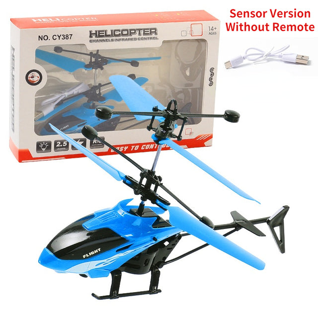 Remote Control Aircraft Induction 2CH Suspension Helicopter Fall-resistant