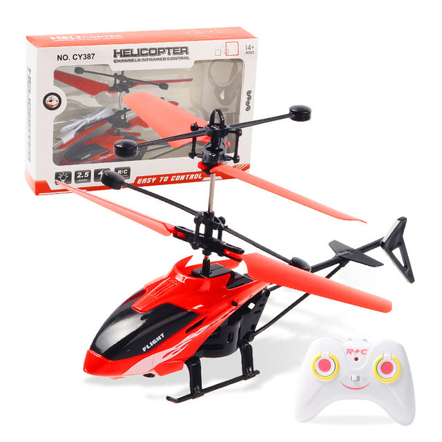 Remote Control Aircraft Induction 2CH Suspension Helicopter Fall-resistant