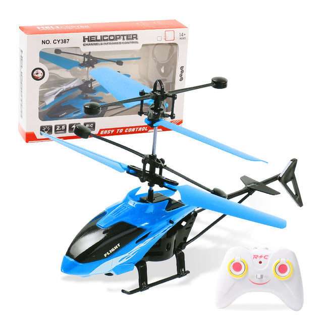 Remote Control Aircraft Induction 2CH Suspension Helicopter Fall-resistant