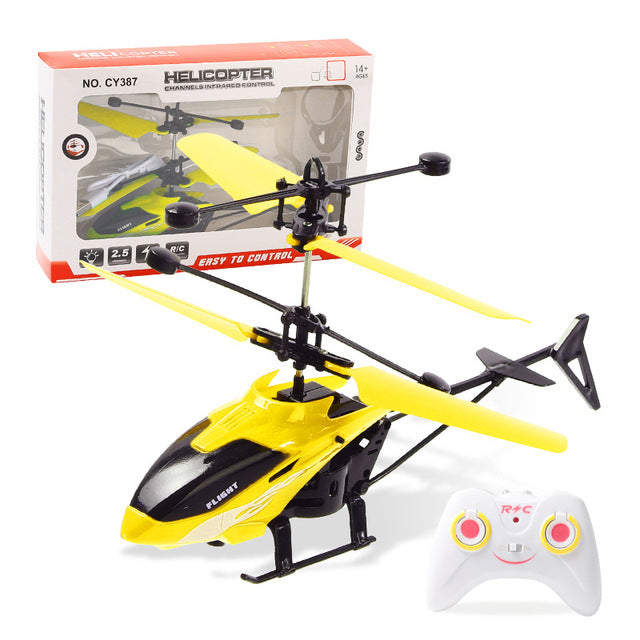 Remote Control Aircraft Induction 2CH Suspension Helicopter Fall-resistant