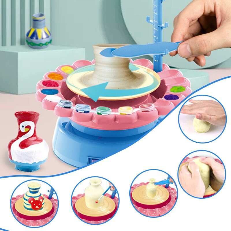 Mini Electric Pottery Machine Household Pottery Making