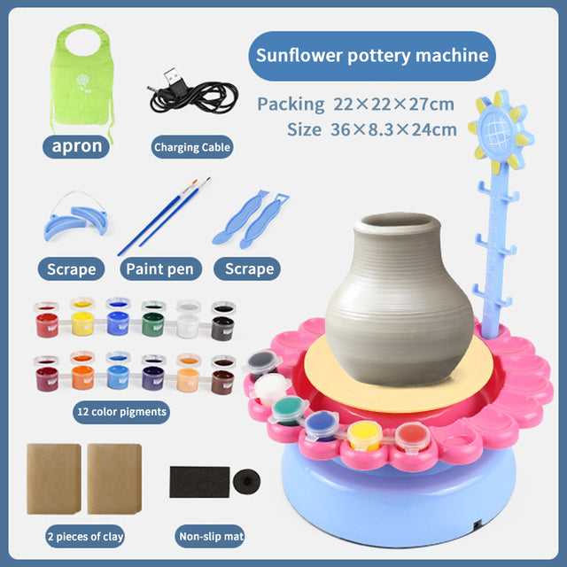 Mini Electric Pottery Machine Household Pottery Making